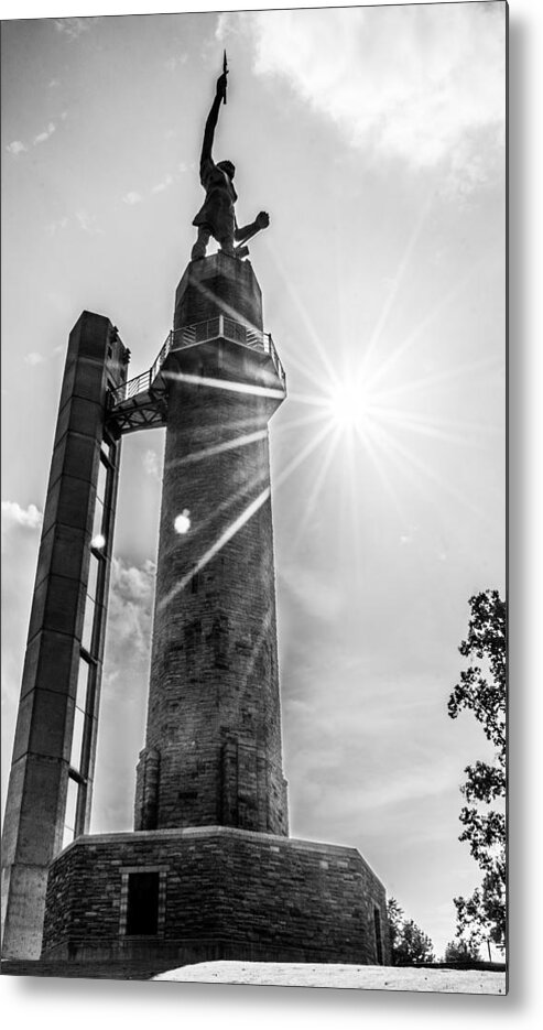 Birmingham Metal Print featuring the photograph Summer Days at the Vulcan by Parker Cunningham