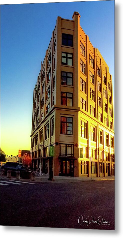 Bellingham Metal Print featuring the photograph Veco Building by Craig Perry-Ollila