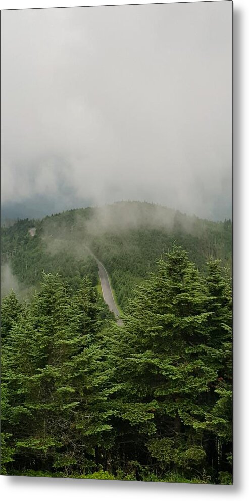 Mount Mitchell Metal Print featuring the photograph View from Mount Mitchell by William Slider