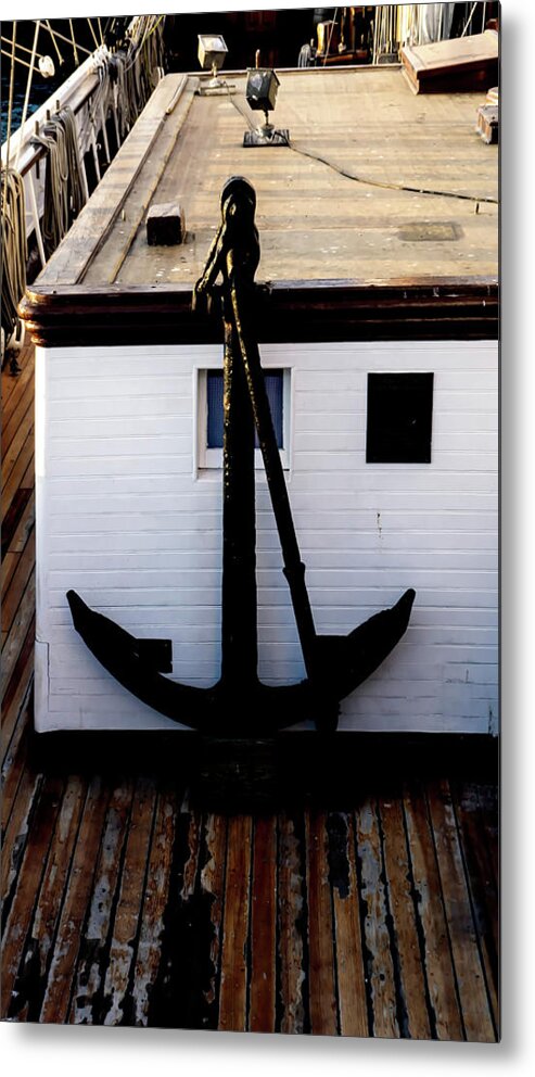 Anchor Metal Print featuring the photograph Anchors Up by Cathy Anderson