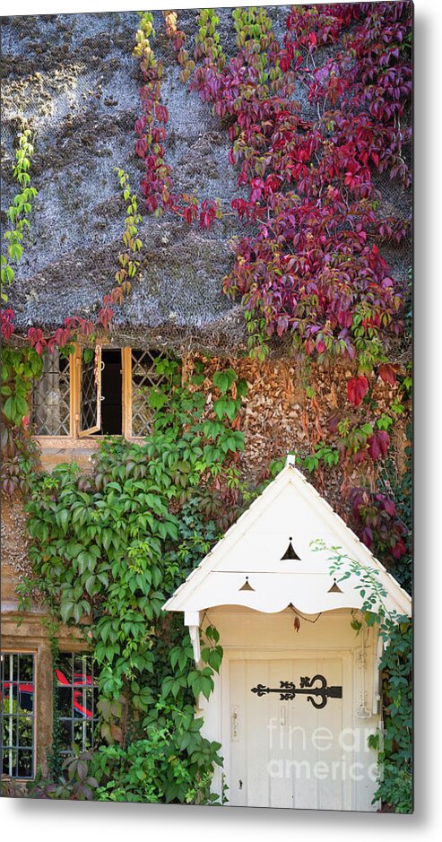 Great Tew Metal Print featuring the photograph Cottage and Ivy by Tim Gainey