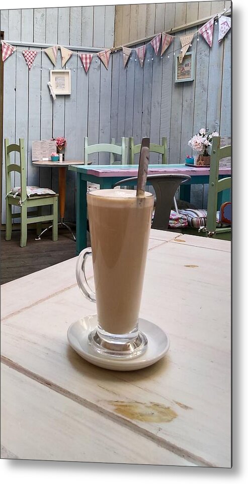 Latte Time Metal Print featuring the photograph Latte Time by Lachlan Main