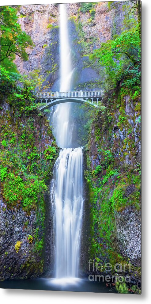 Colors Metal Print featuring the photograph Multnomah Falls by Dheeraj Mutha