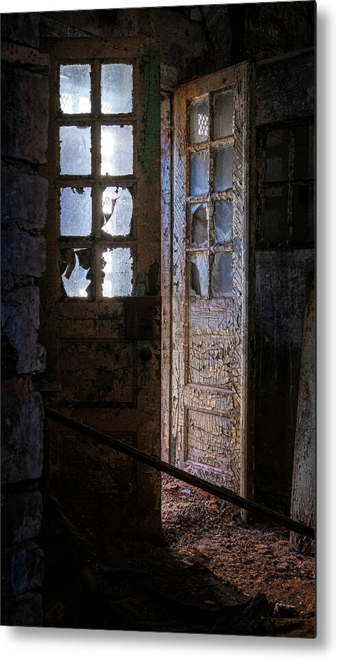Eastern State Penitentiary Metal Print featuring the photograph Penitentiary Door by Tom Singleton