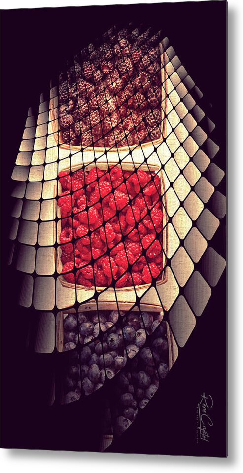 Berries Metal Print featuring the photograph Berry Berry Odd by Rene Crystal