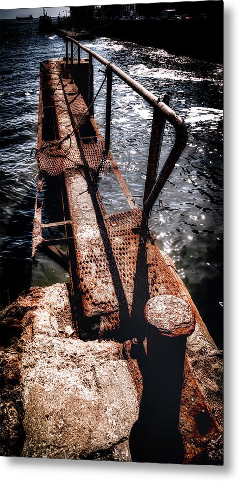 Docking Metal Print featuring the photograph Docking for rust by Micah Offman