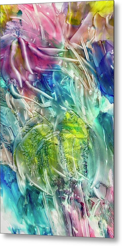  Metal Print featuring the painting Glass Works by Tommy McDonell