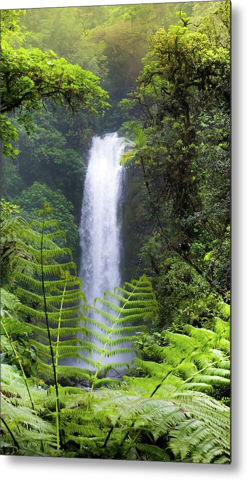 Waterfalls Metal Print featuring the photograph To Cleanse The Soul by Karen Wiles
