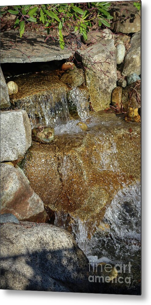 Waterfall Metal Print featuring the photograph Simple Flow by D Lee