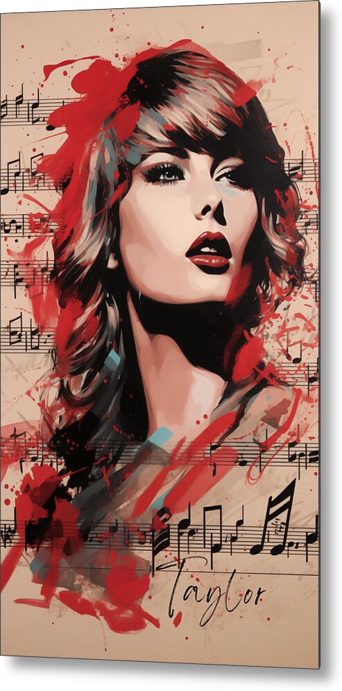 Taylor Metal Print featuring the digital art Taylor by Rob Smith's