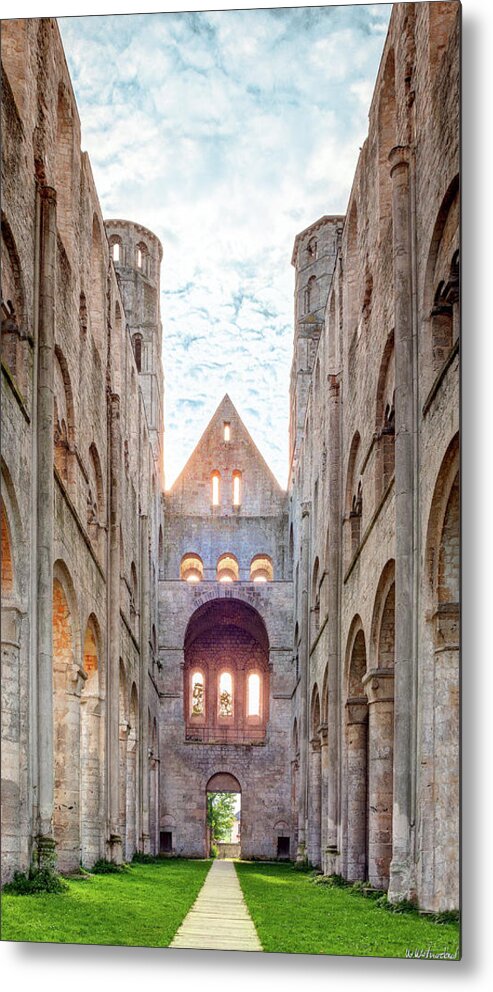 Abbey Metal Print featuring the photograph The forgotten Abbey 3 by Weston Westmoreland