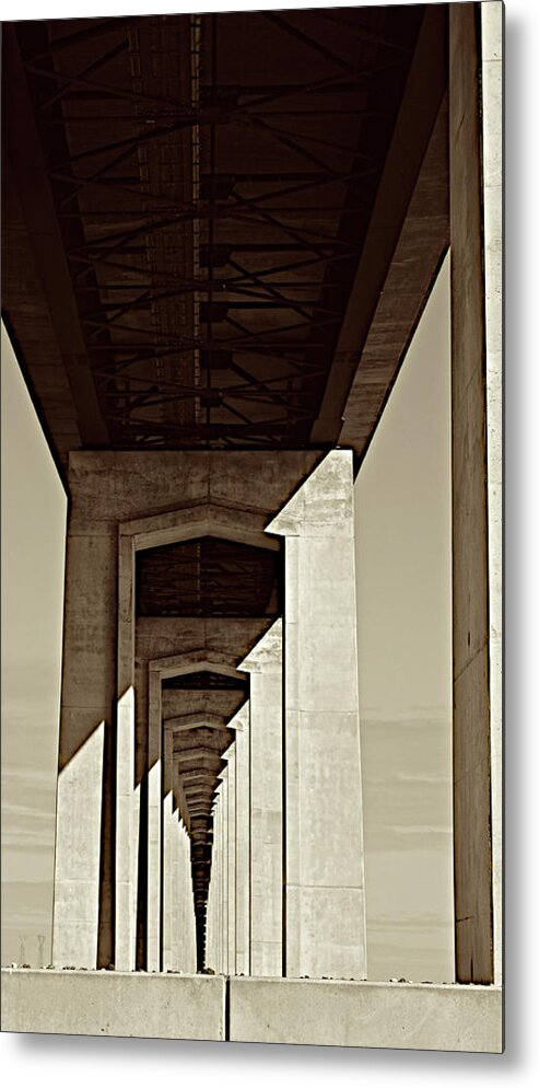 Copyright Elixir Images Metal Print featuring the photograph Under the Bridge by Santa Fe