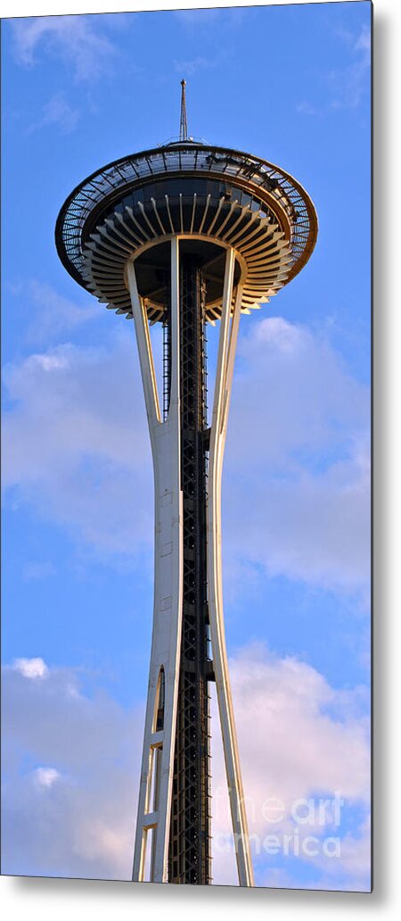 Icon Metal Print featuring the photograph Space Needle by Frank Larkin