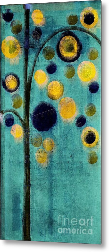 bubble Tree Metal Print featuring the painting Bubble Tree - 42r1-cb4 by Variance Collections