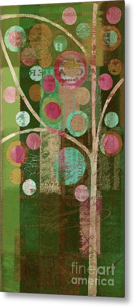 Bubble Tree Metal Print featuring the painting Bubble Tree - 85lc16-j678888 by Variance Collections