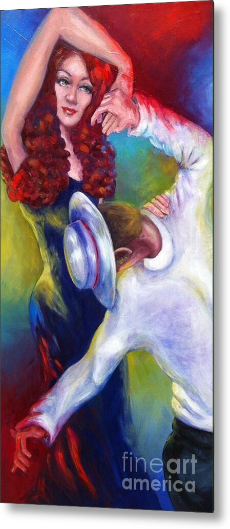  Dance Metal Print featuring the painting Dancing Out Loud by Beverly Boulet
