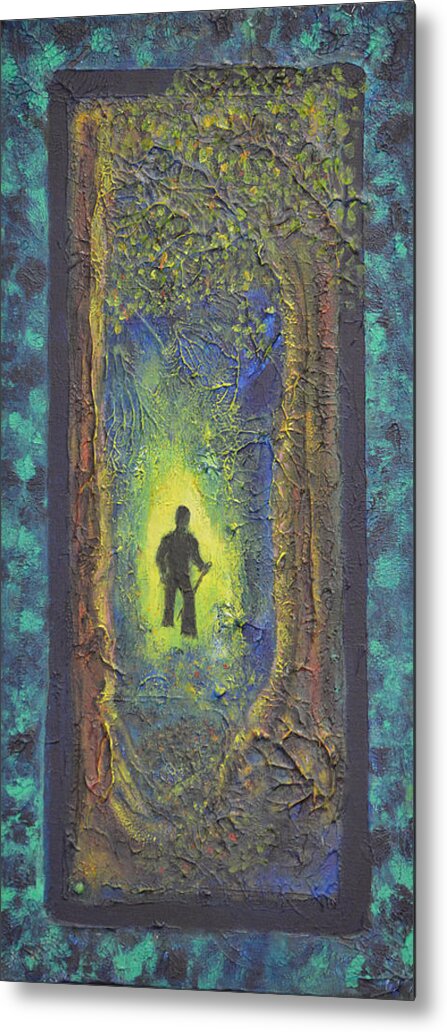  Metal Print featuring the painting Death of Gaia's Hypothesis by Rod B Rainey