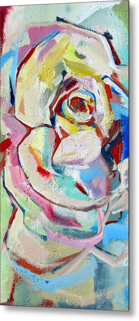 Florals Metal Print featuring the photograph Rose Number 1 by John Gholson