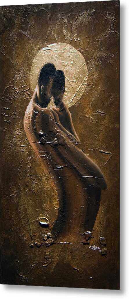 Father Metal Print featuring the painting Unconditional by Jerome White