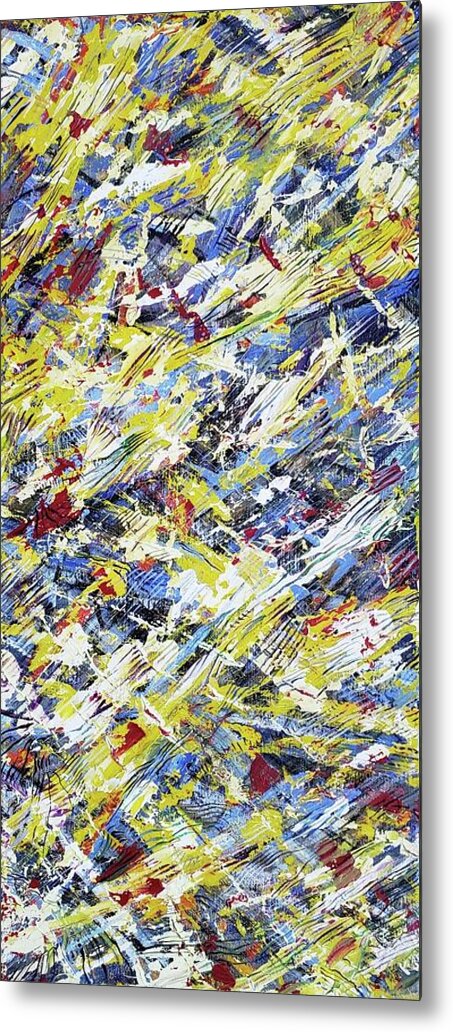 Flow Metal Print featuring the painting Flow with It by Jackie Ryan