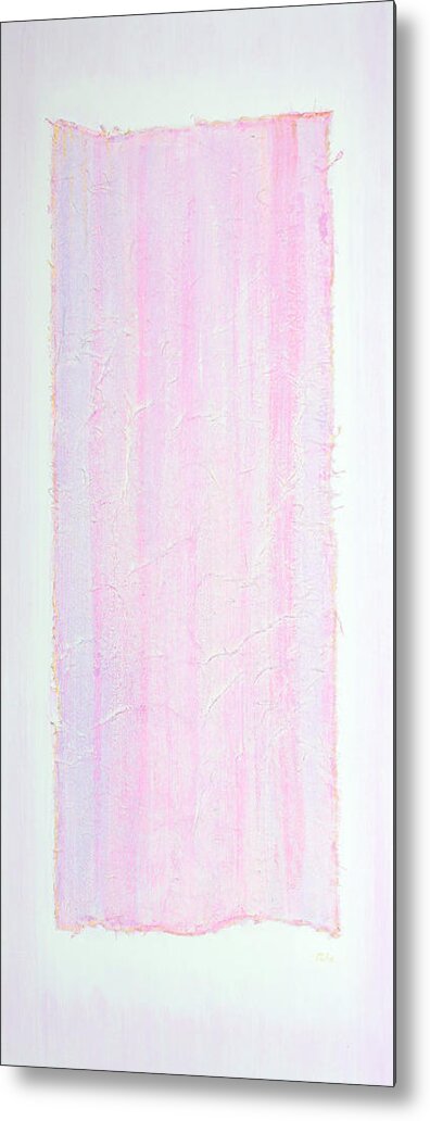 Abstract Painting Metal Print featuring the painting Soft Purple Essence by Asha Carolyn Young