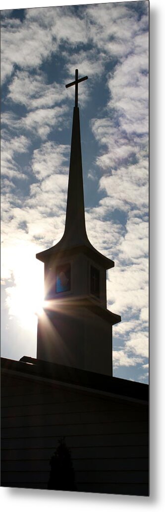 Steeple Metal Print featuring the photograph Light by Kume Bryant