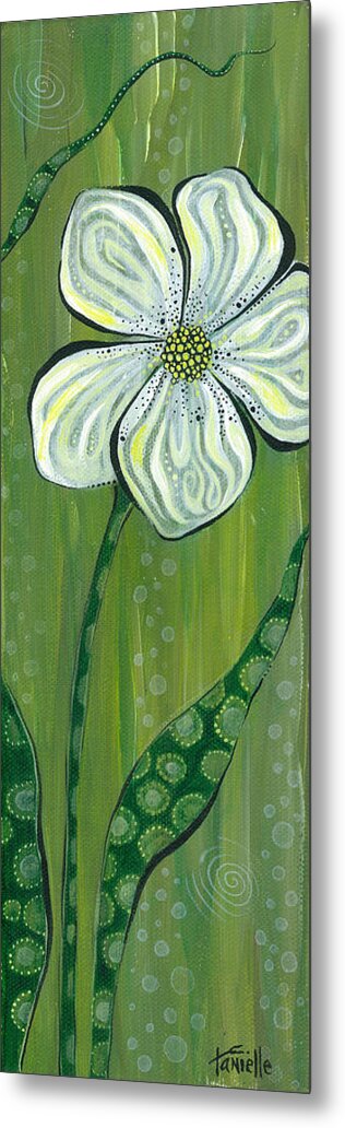 Floral Metal Print featuring the painting Soulful by Tanielle Childers