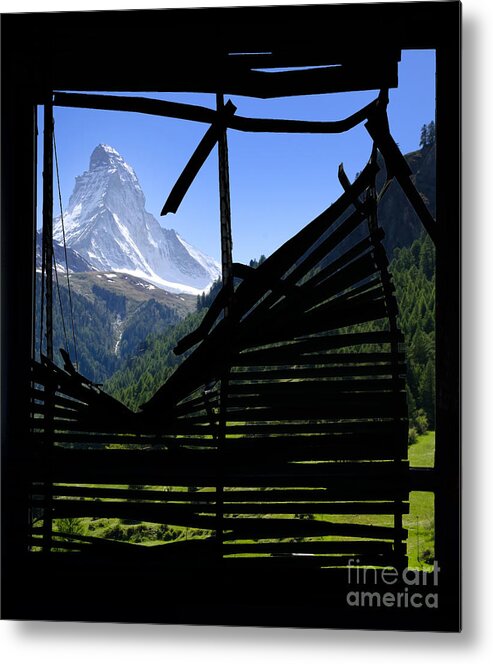 Matterhorn Metal Print featuring the photograph Matterhorn #2 by Mats Silvan
