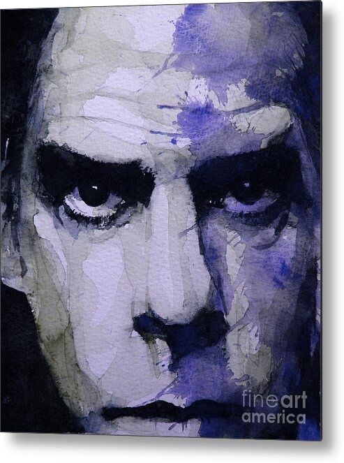 Nick Cave Metal Print featuring the painting Bad Seed by Paul Lovering