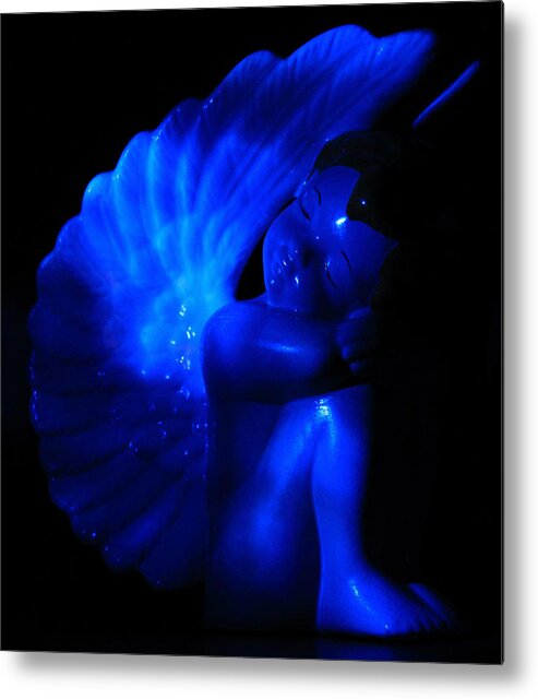 Angel Metal Print featuring the photograph Blue Angel by Shane Bechler