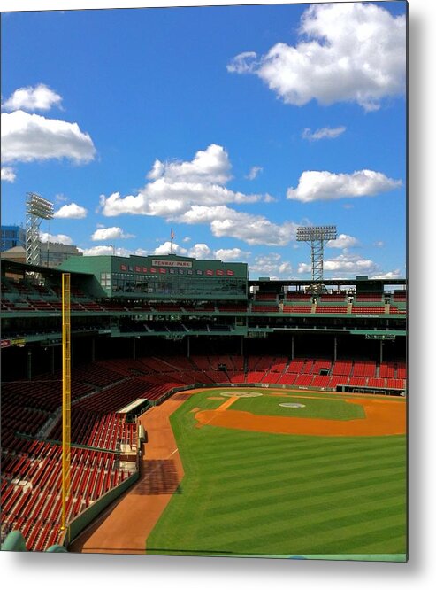 Fenway Park Collectibles Metal Print featuring the photograph Classic Fenway I Fenway Park by Iconic Images Art Gallery David Pucciarelli