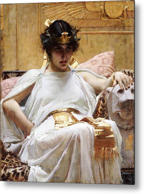 Paintings Reproductions Cleopatra, 1887 by John William Waterhouse  (1849-1917, Italy)