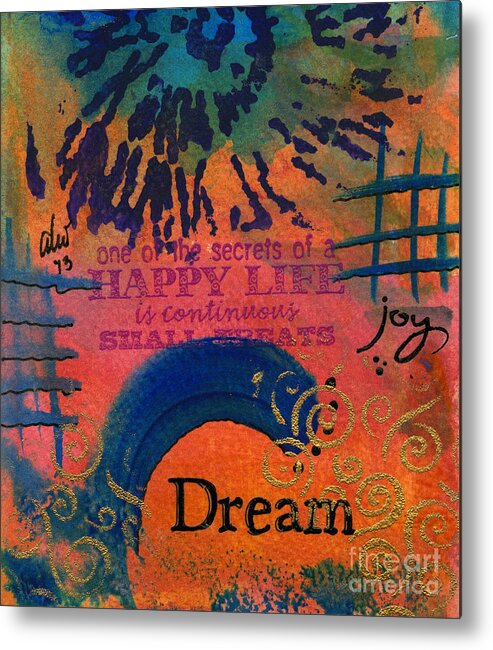 Acrylic Metal Print featuring the painting Dreams of Joy by Angela L Walker