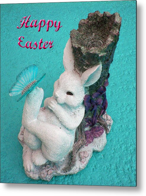 Easter Card Metal Print featuring the photograph Happy Easter Card 6 by Aimee L Maher ALM GALLERY