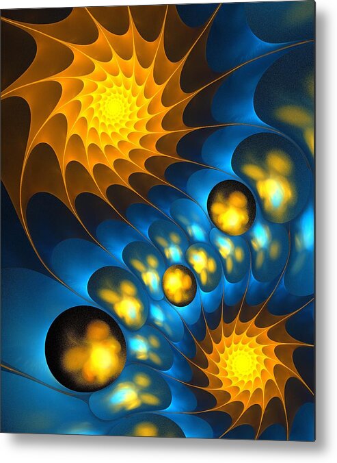 Time Metal Print featuring the digital art It is Time by Anastasiya Malakhova