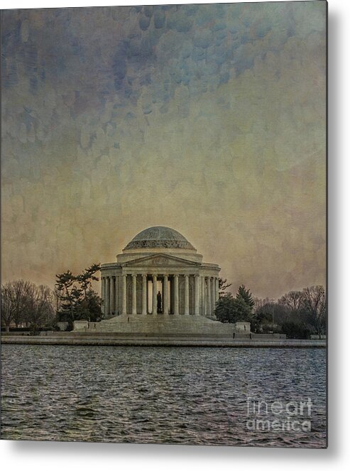 Jefferson Metal Print featuring the photograph Jefferson Memorial at Dusk by Terry Rowe