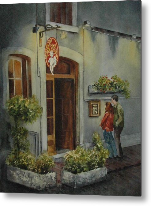 French Metal Print featuring the painting Le P'tit Paradis by Diane Fujimoto