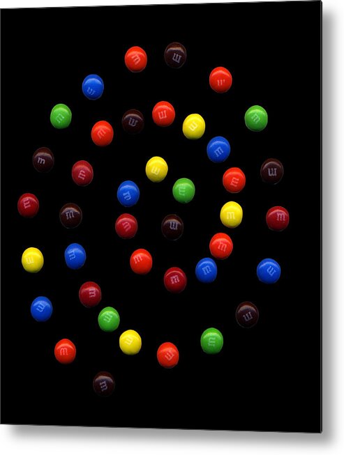 M Metal Print featuring the photograph M and M candy 3 by Marilyn Hunt