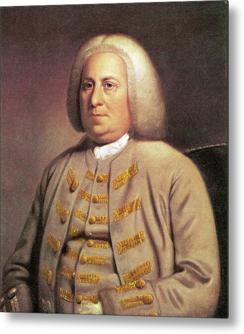 1760 Metal Print featuring the painting Robert Dinwiddie (1693-1770) by Granger