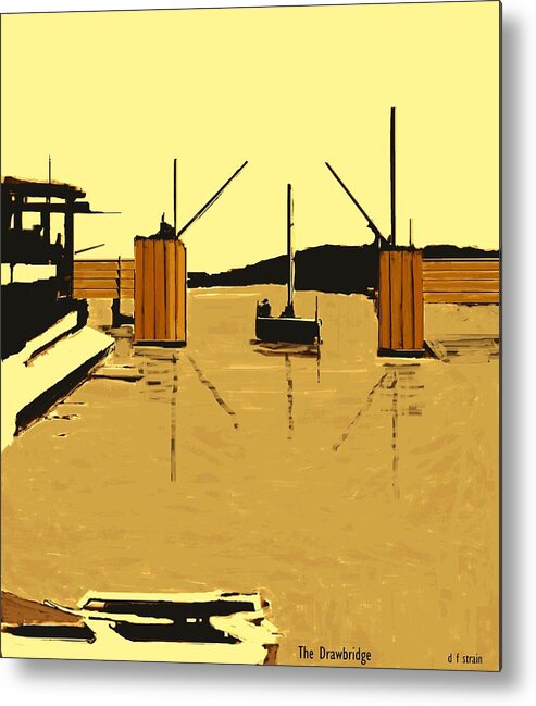 Fineartamerica.com Metal Print featuring the painting The Drawbridge Number 18 by Diane Strain