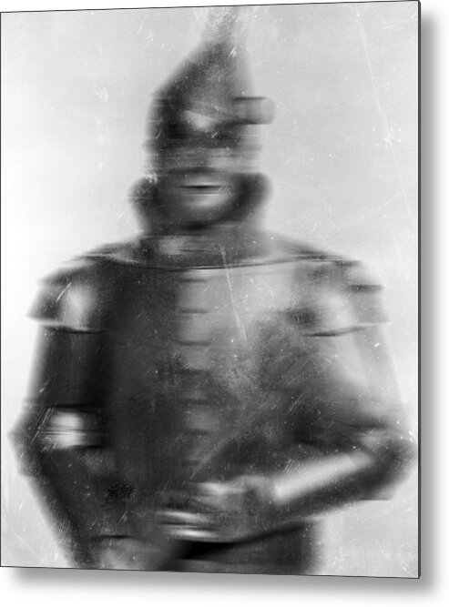 Tin Man Metal Print featuring the photograph Tin Man by J C