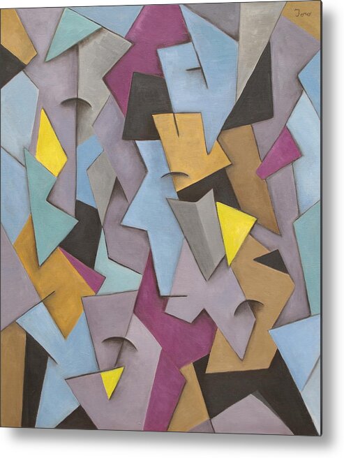 Abstract Metal Print featuring the painting Absolute 2 by Trish Toro