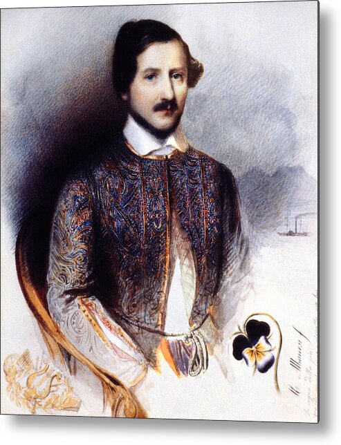1844 Metal Print featuring the painting Gaetano Donizetti by Granger