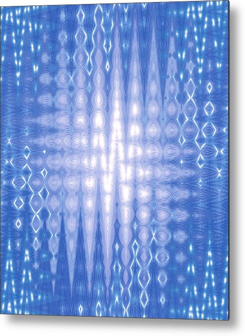 Moveonart! Global Gathering. Branch doexpressblue Digital Abstract Art By Artist Jacob Kane Kanduch -- Omnetra Metal Print featuring the digital art MoveOnArt DoExpressBlue by MovesOnArt Jacob