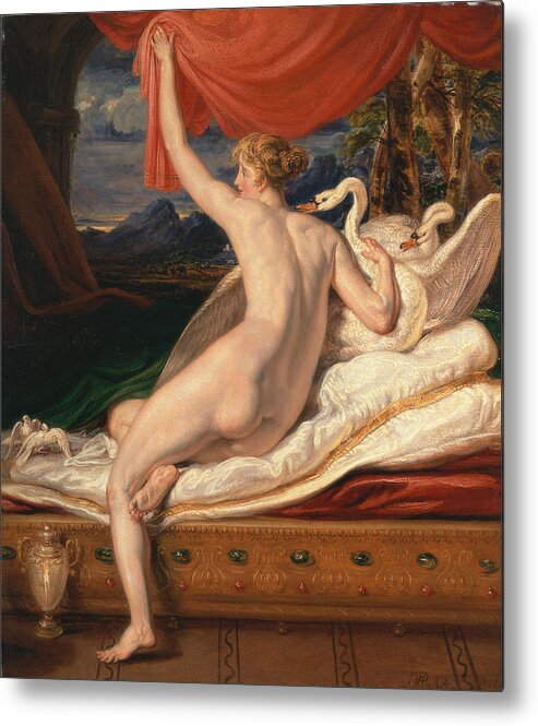 James Ward Metal Print featuring the painting Venus Rising from her Couch #1 by James Ward