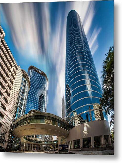 1400 Metal Print featuring the photograph 1400 Smith Street Houston Texas by Micah Goff