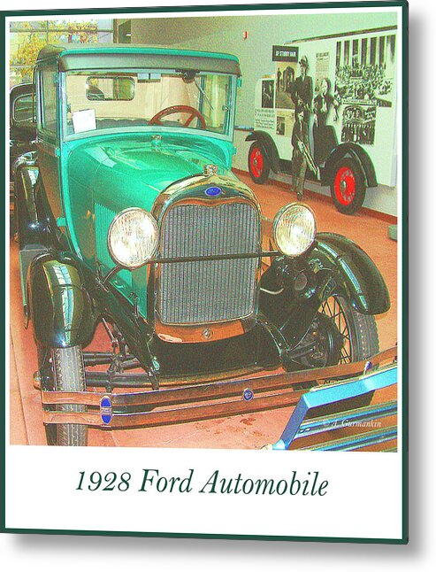 Harrah's Automobile Museum Metal Print featuring the photograph 1928 Ford Automobile #2 by A Macarthur Gurmankin