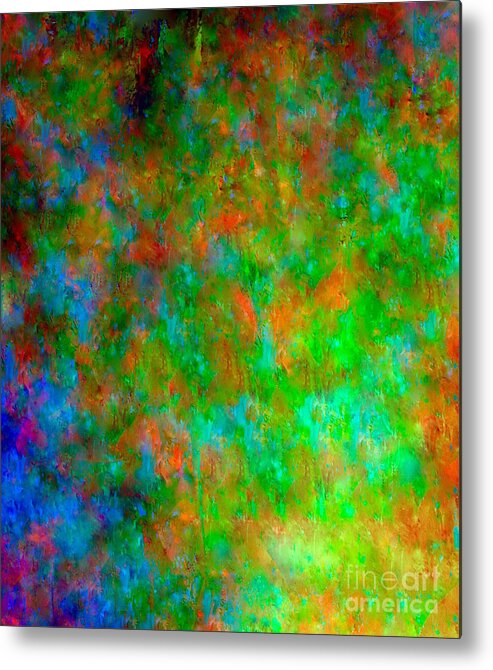 A-fine-art-painting-abstract Metal Print featuring the painting Beautiful Inside and Out by Catalina Walker