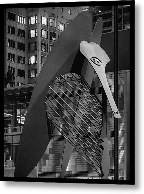 Picasso Metal Print featuring the photograph Chicago's Picasso by John Roach