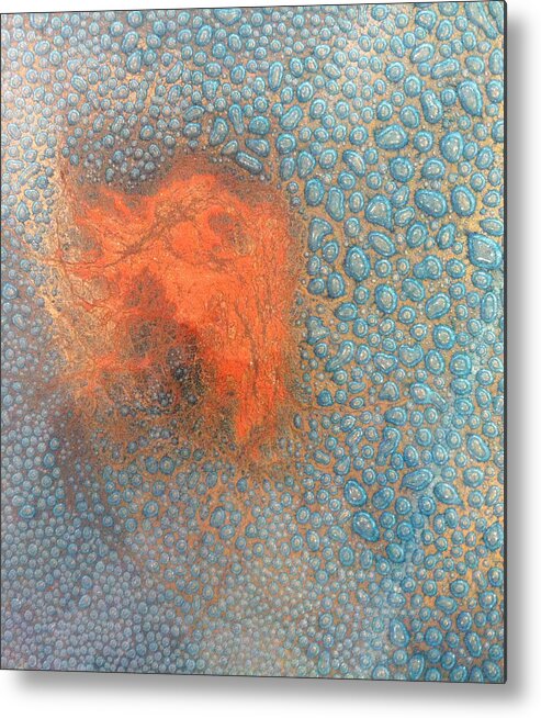 Glass Metal Print featuring the photograph Eruption I by Annekathrin Hansen